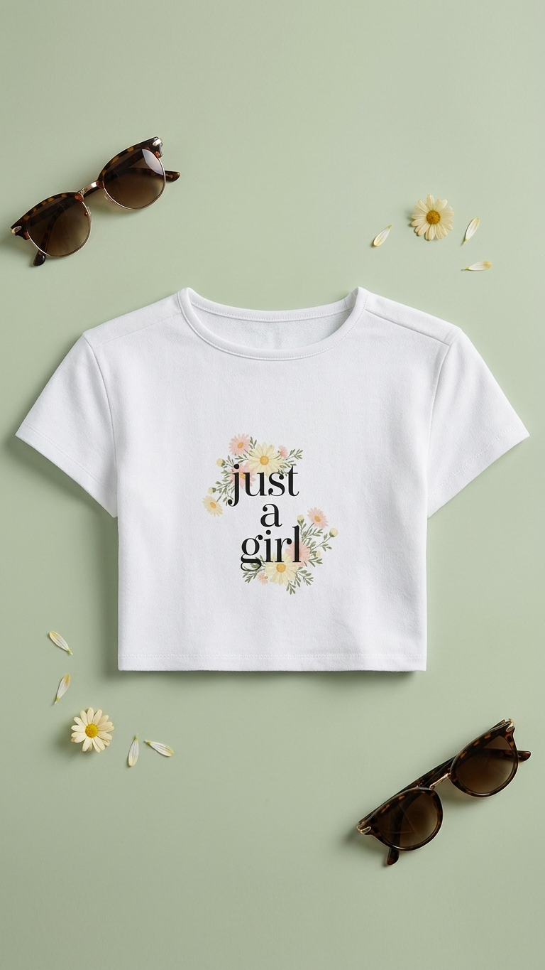 Just A Girl Baby Tee