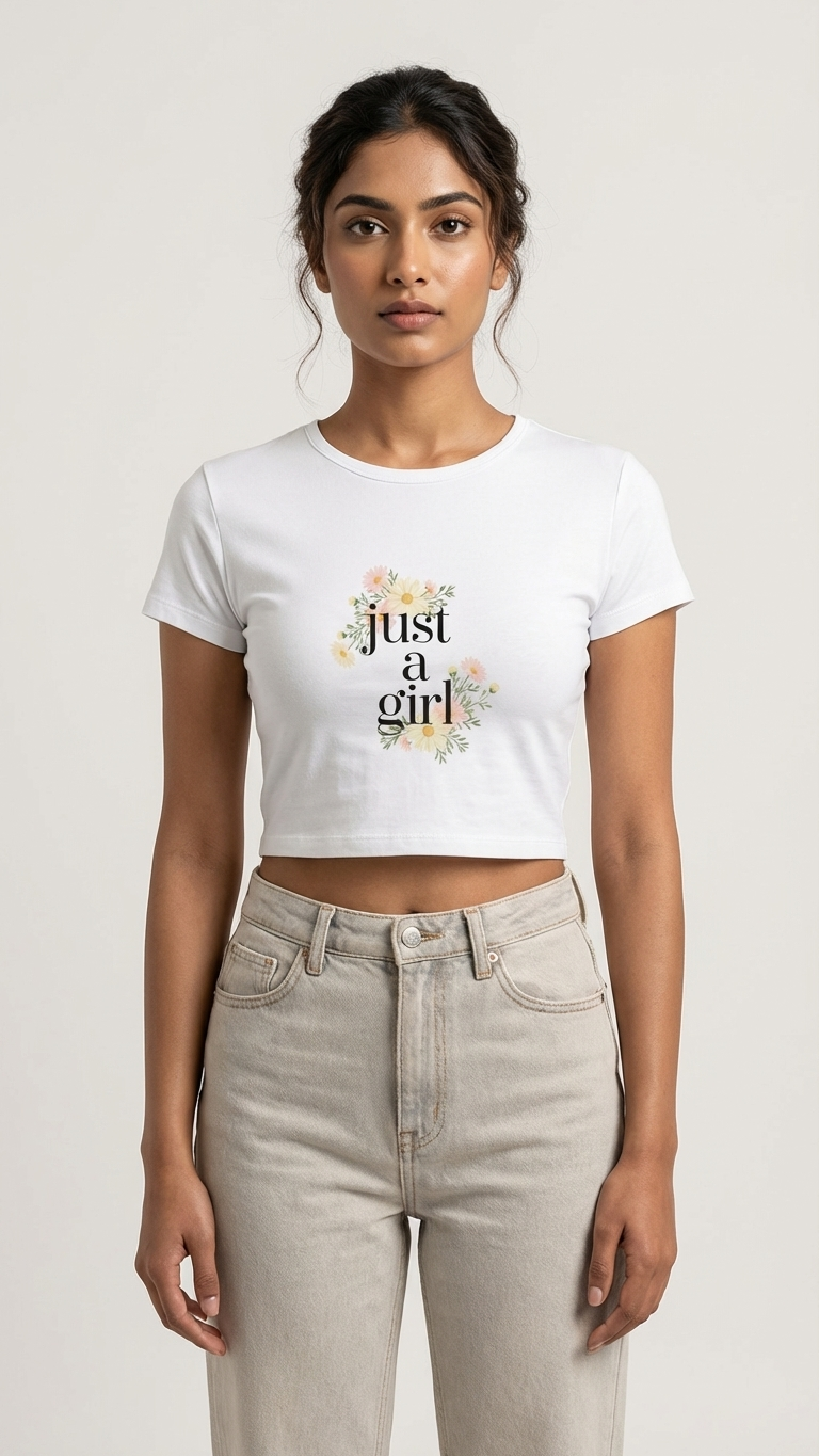 Just A Girl Baby Tee