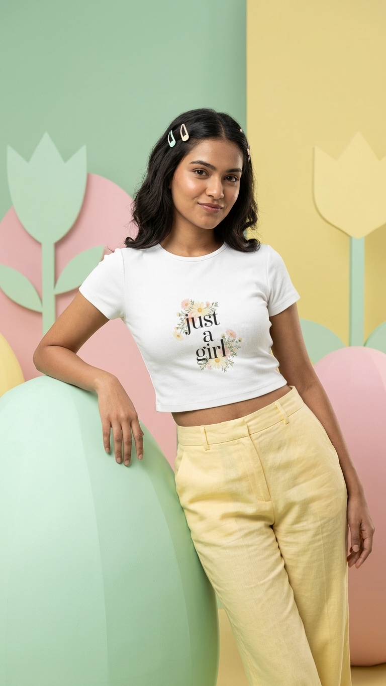 Just A Girl Baby Tee