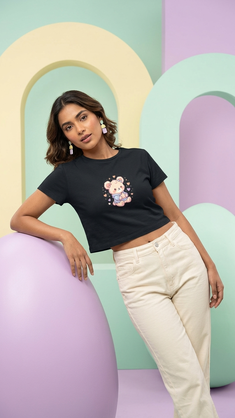 Cute Teddy Baby Tee