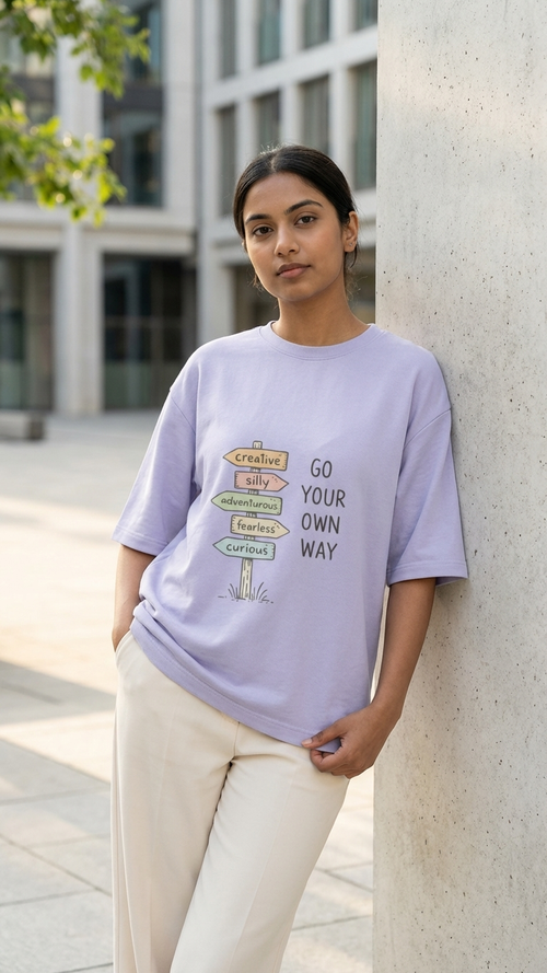 Go Your Own Way Oversized T-Shirt