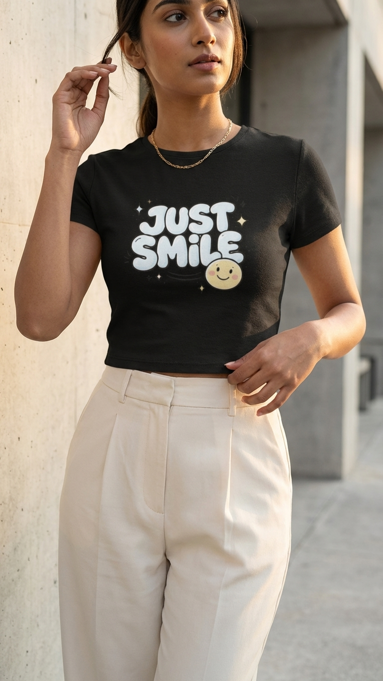Just Smile Baby Tee