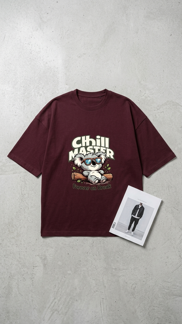 Klyven Chill Master Oversized Tee