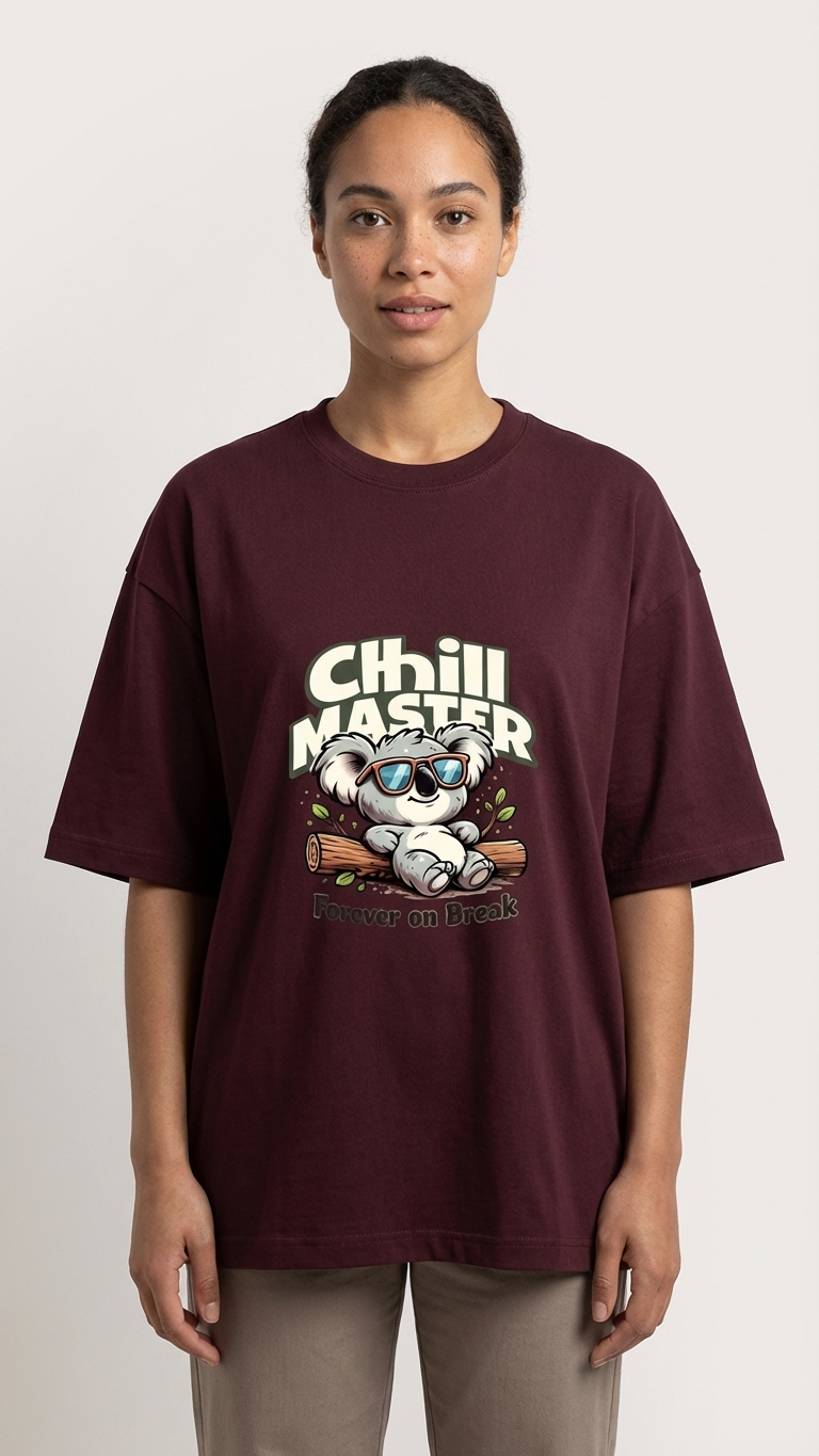 Klyven Chill Master Oversized Tee