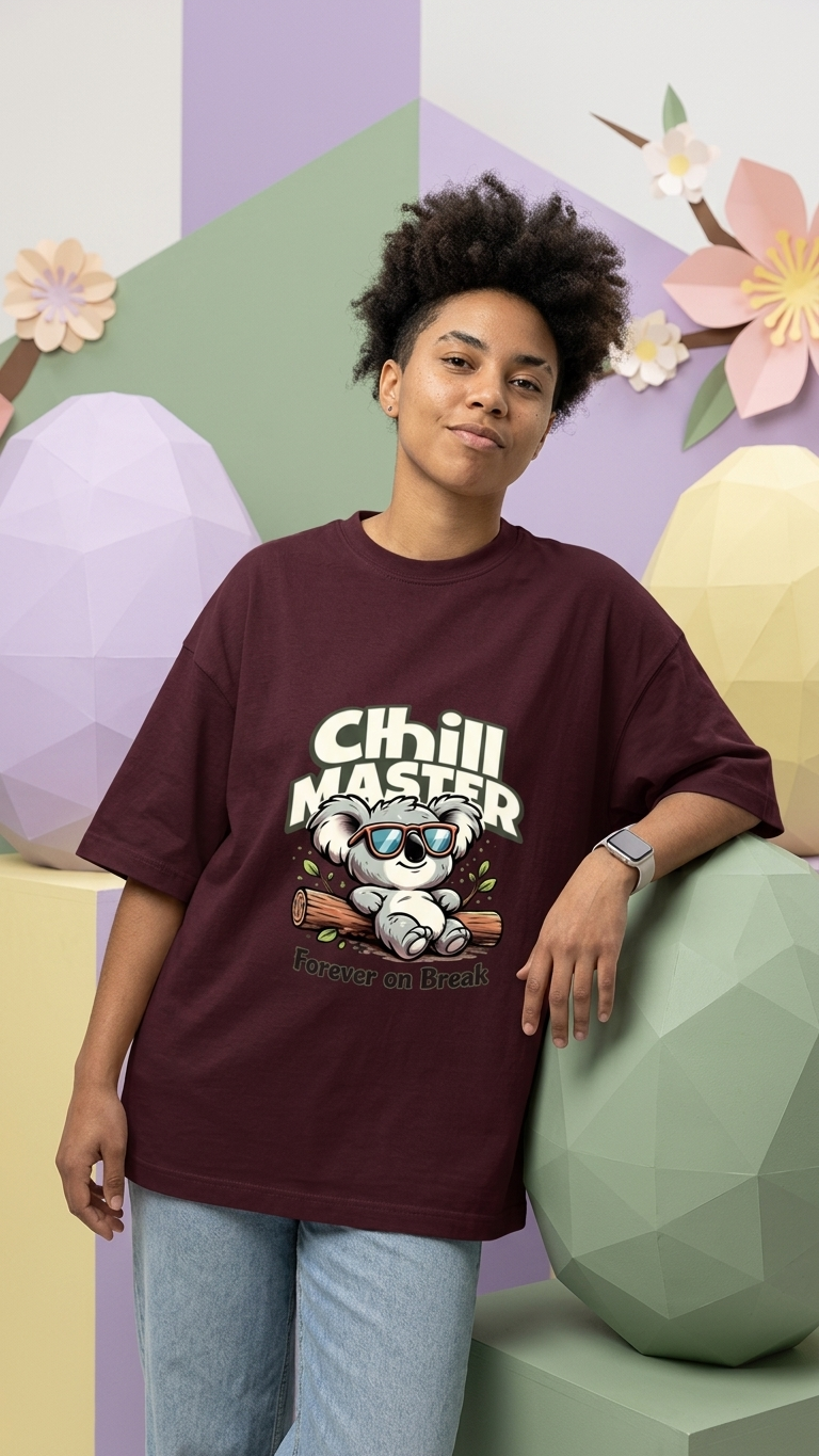 Klyven Chill Master Oversized Tee