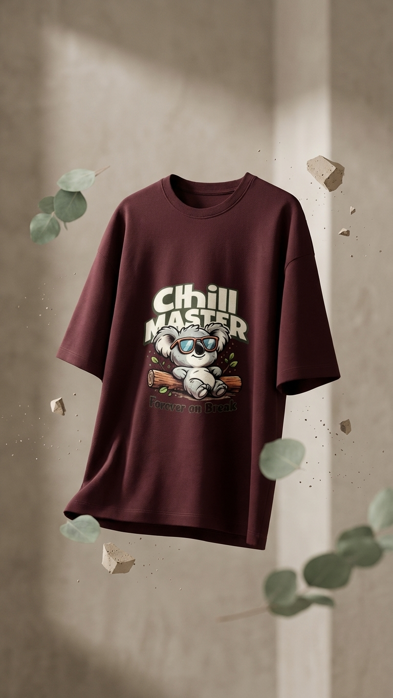 Klyven Chill Master Oversized Tee