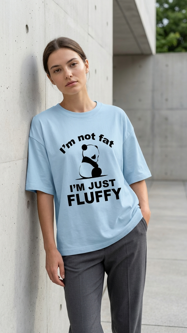 Klyven Just Fluffy Oversized Tee