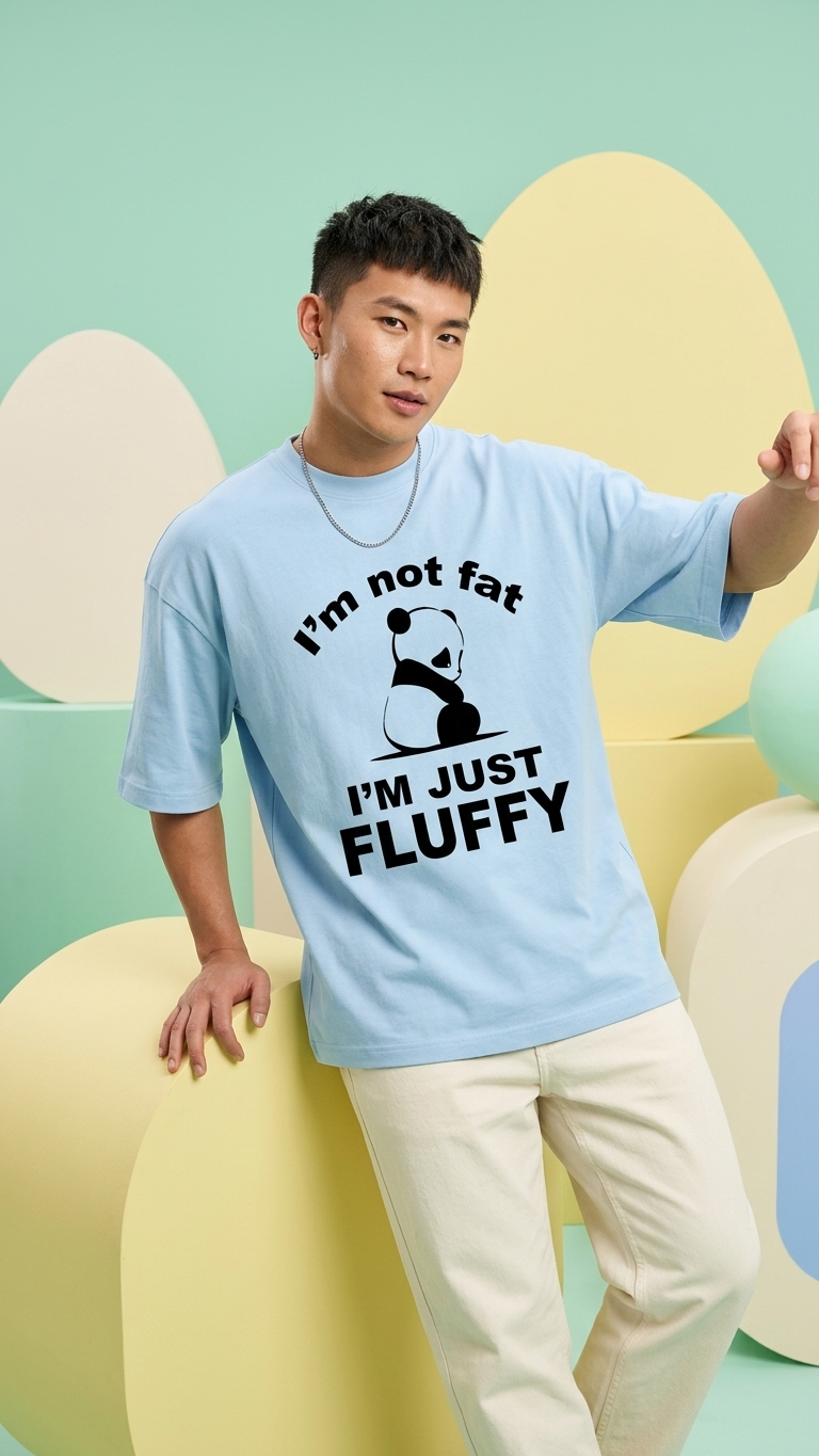 Klyven Just Fluffy Oversized Tee