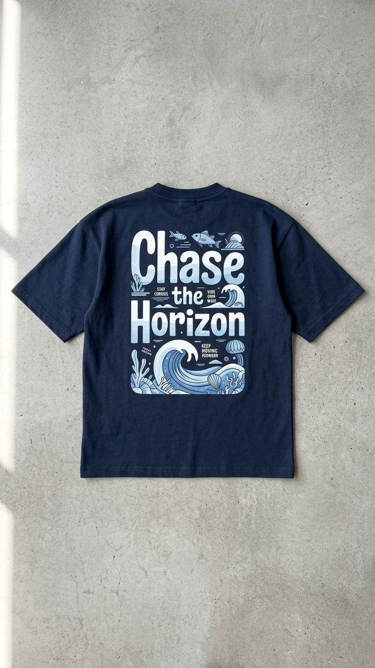 Klyven Chase The Horizon Oversized Tee