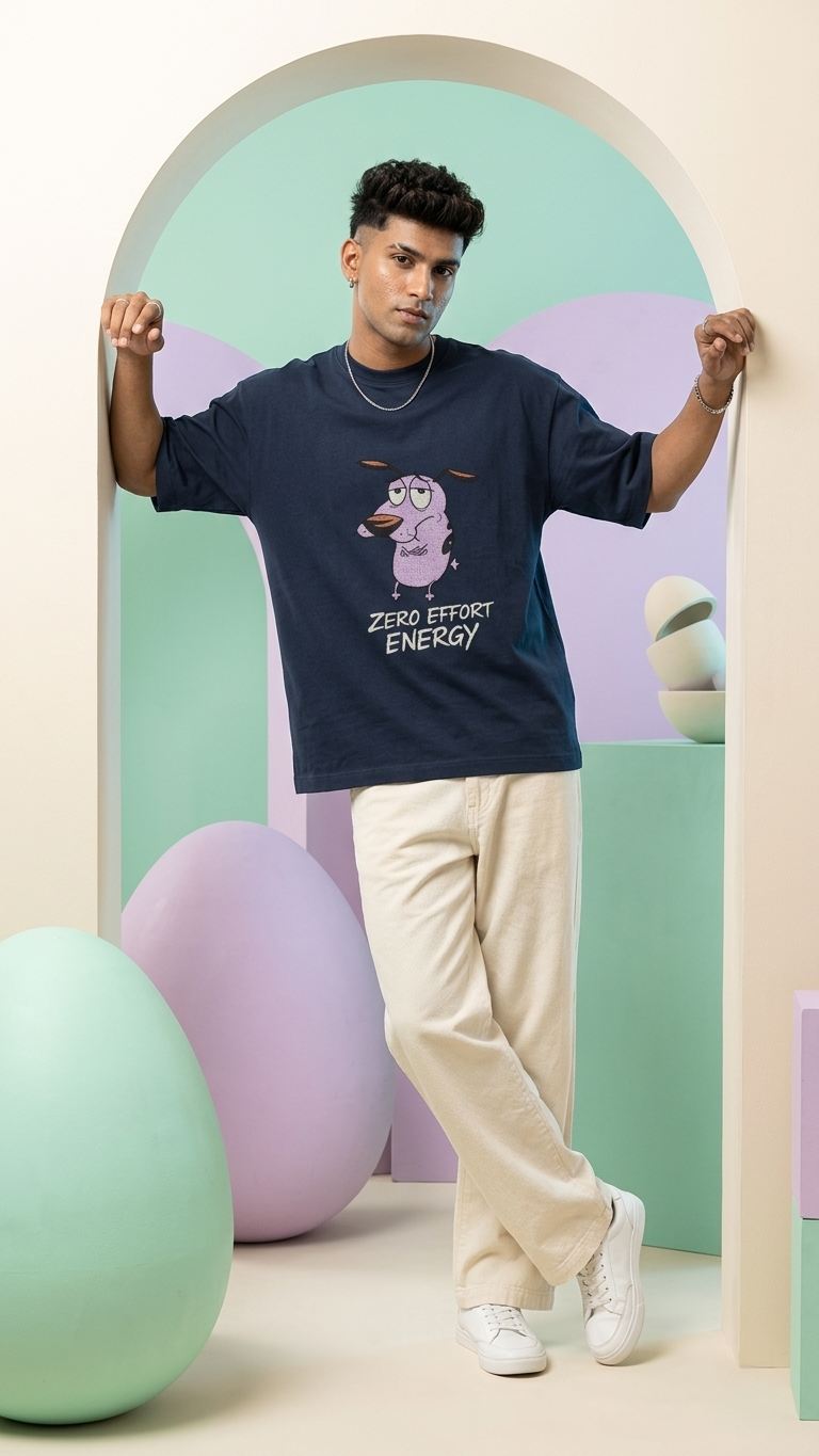 Klyven Zero Effort Energy Oversized Tee