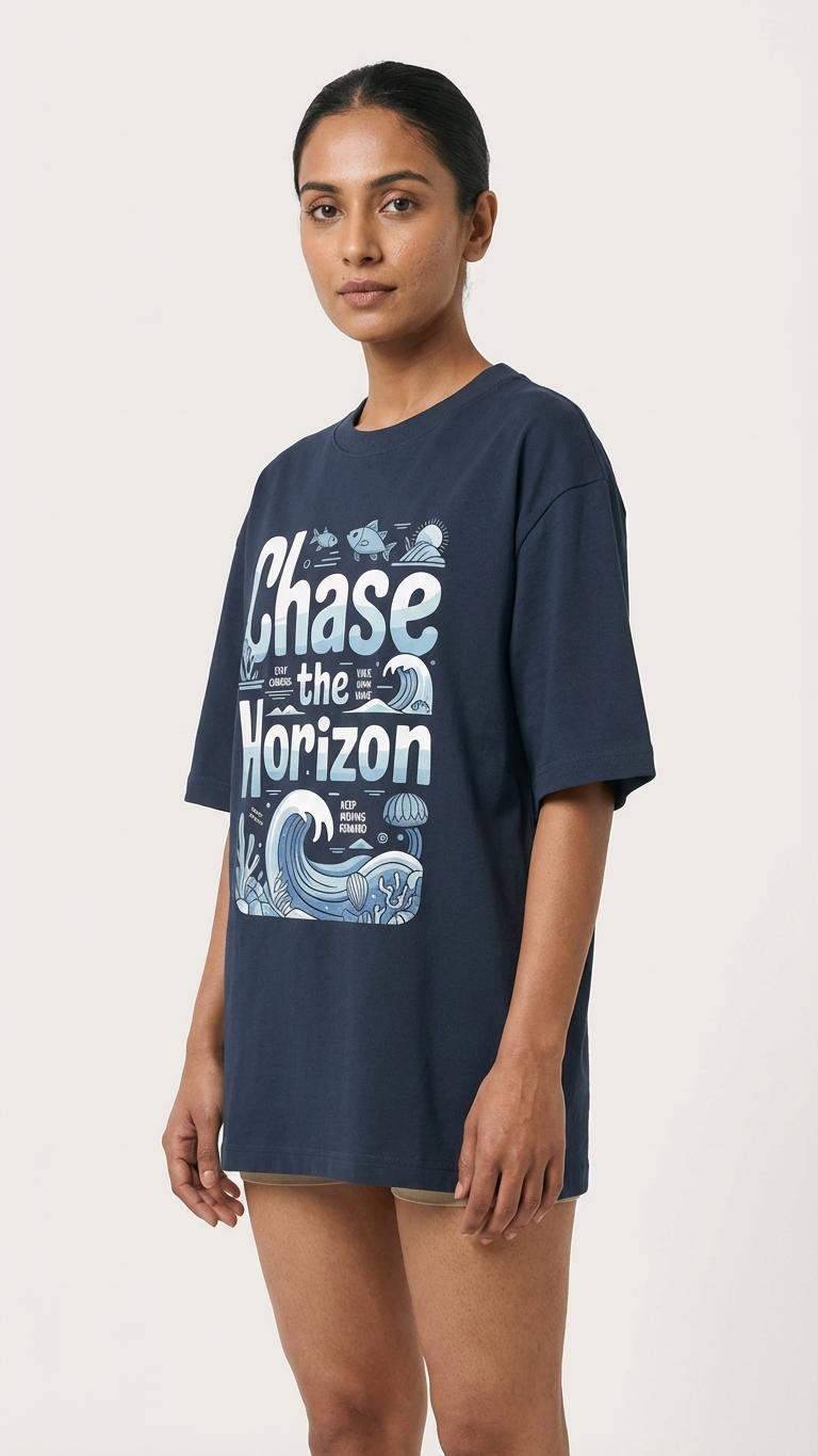 Klyven Chase The Horizon Oversized Tee