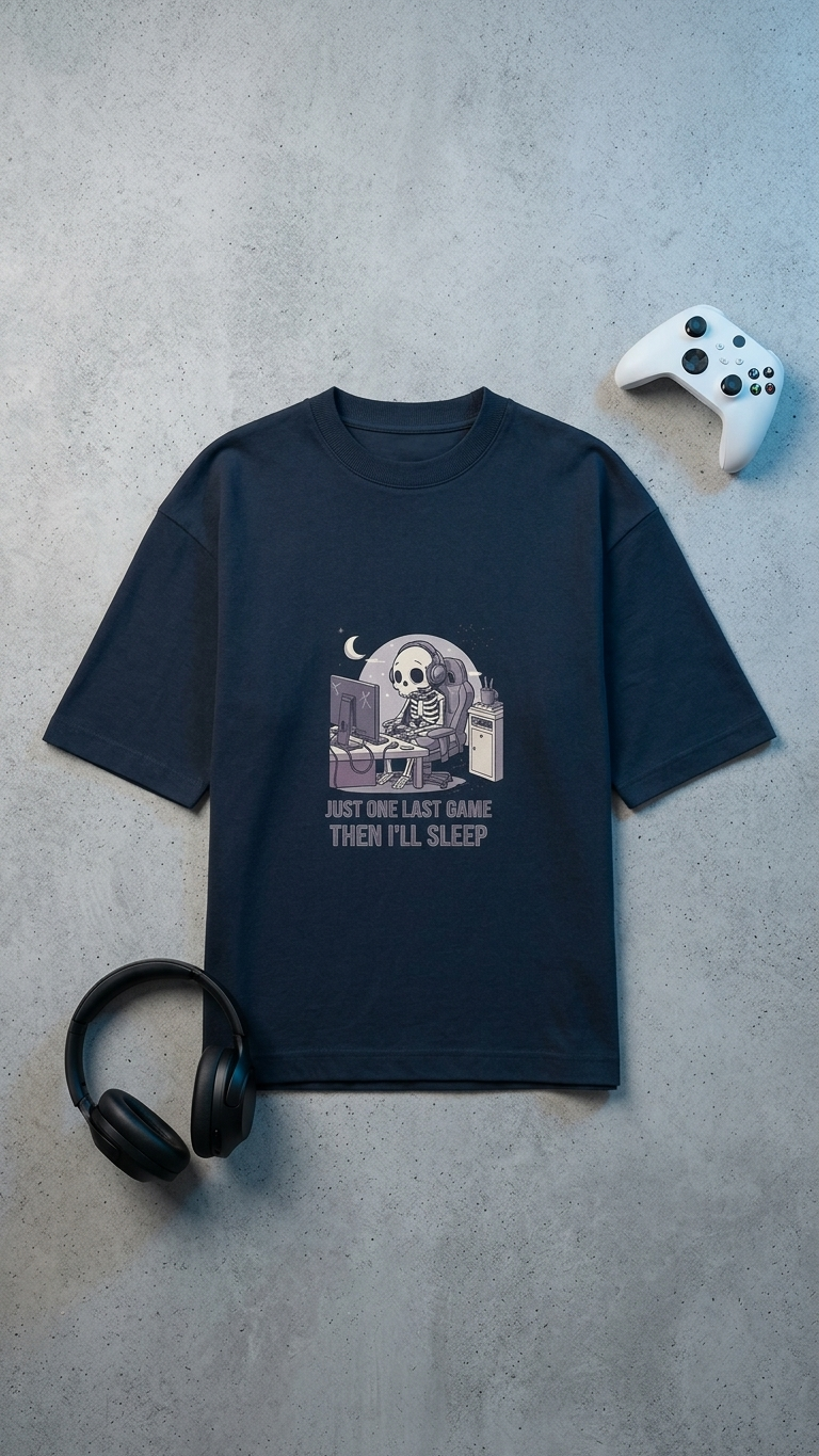 Klyven One Last Game Oversized Tee