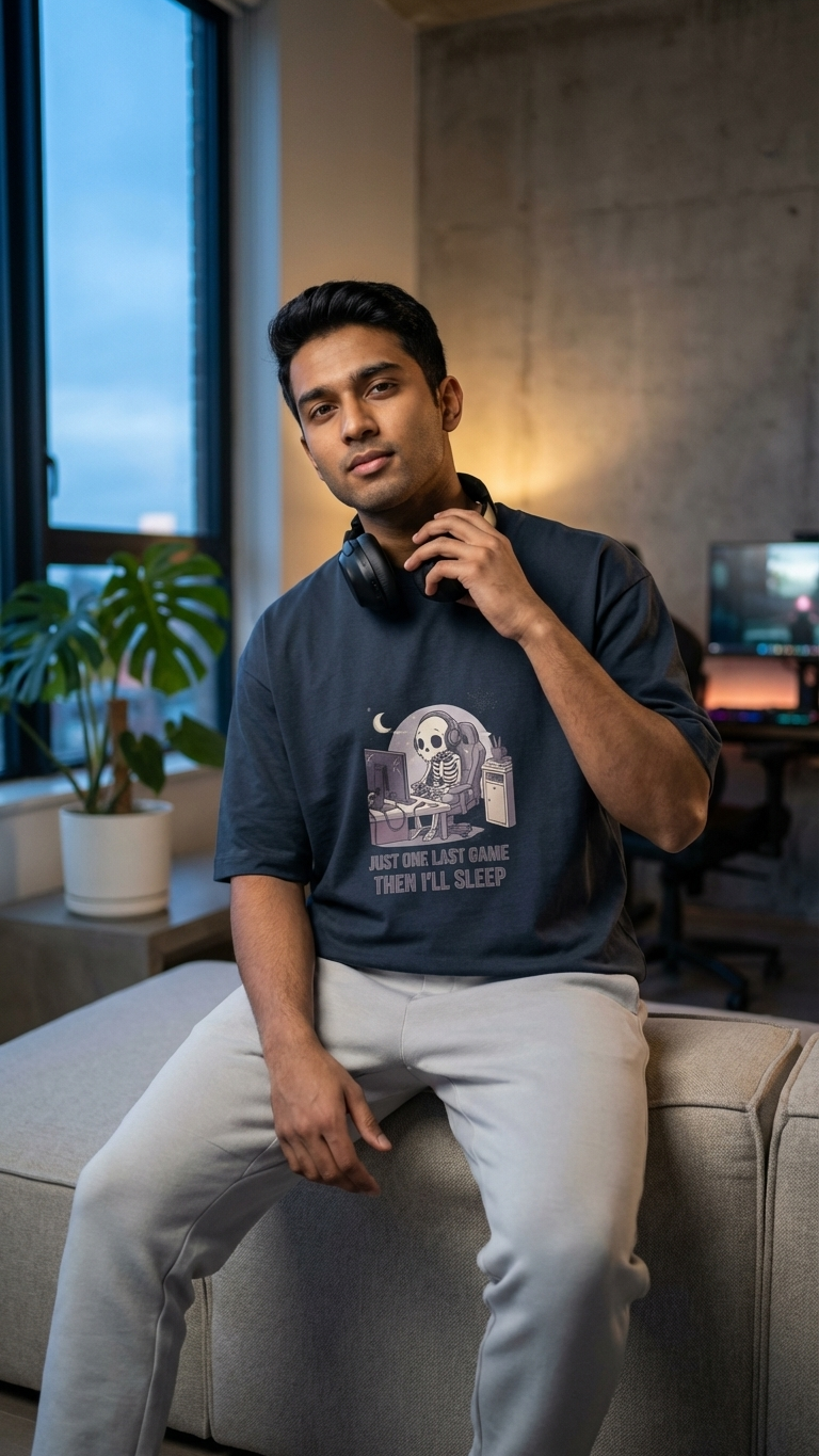 Klyven One Last Game Oversized Tee