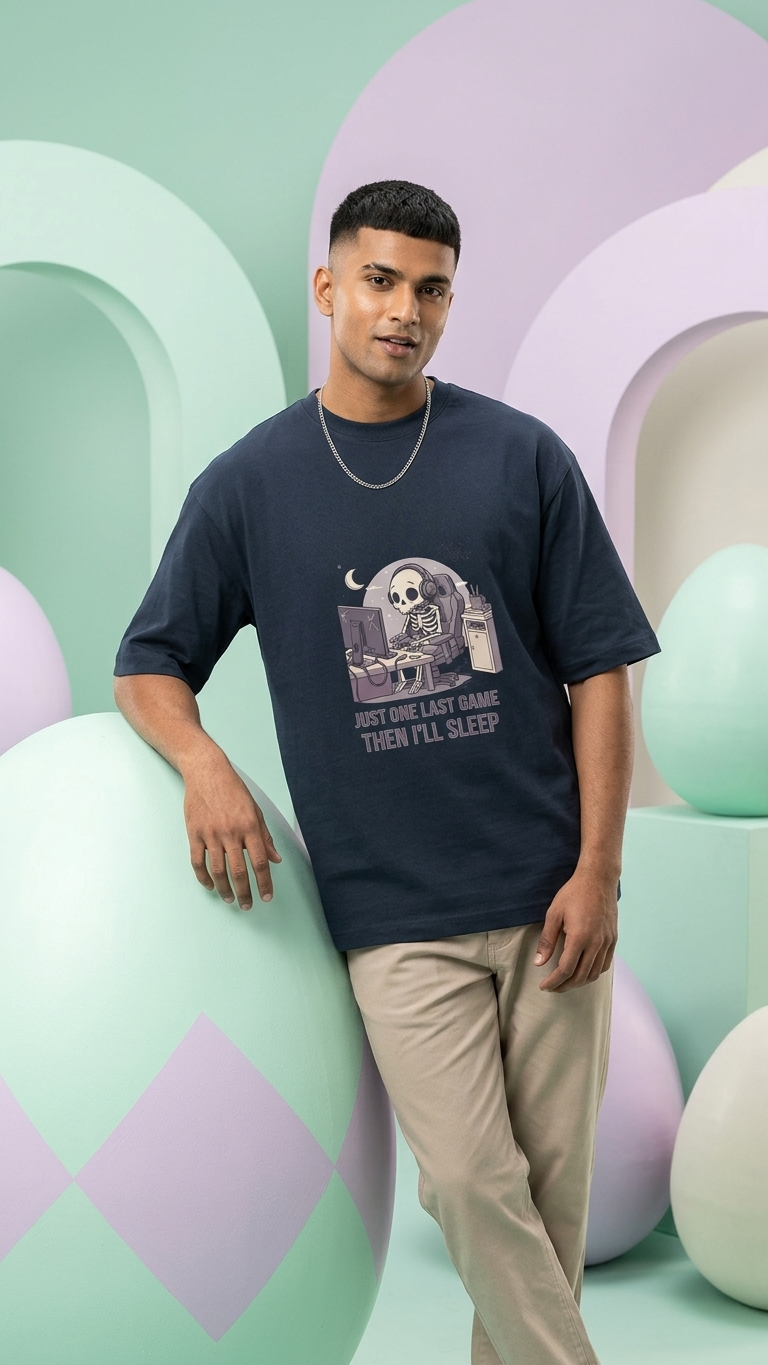 Klyven One Last Game Oversized Tee