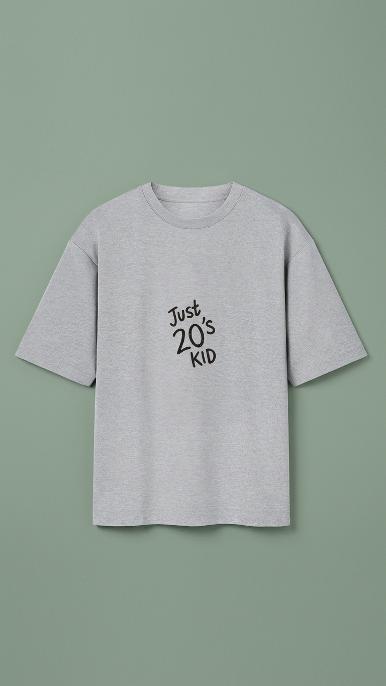 Klyven Just 20’s Kid Oversized Tee