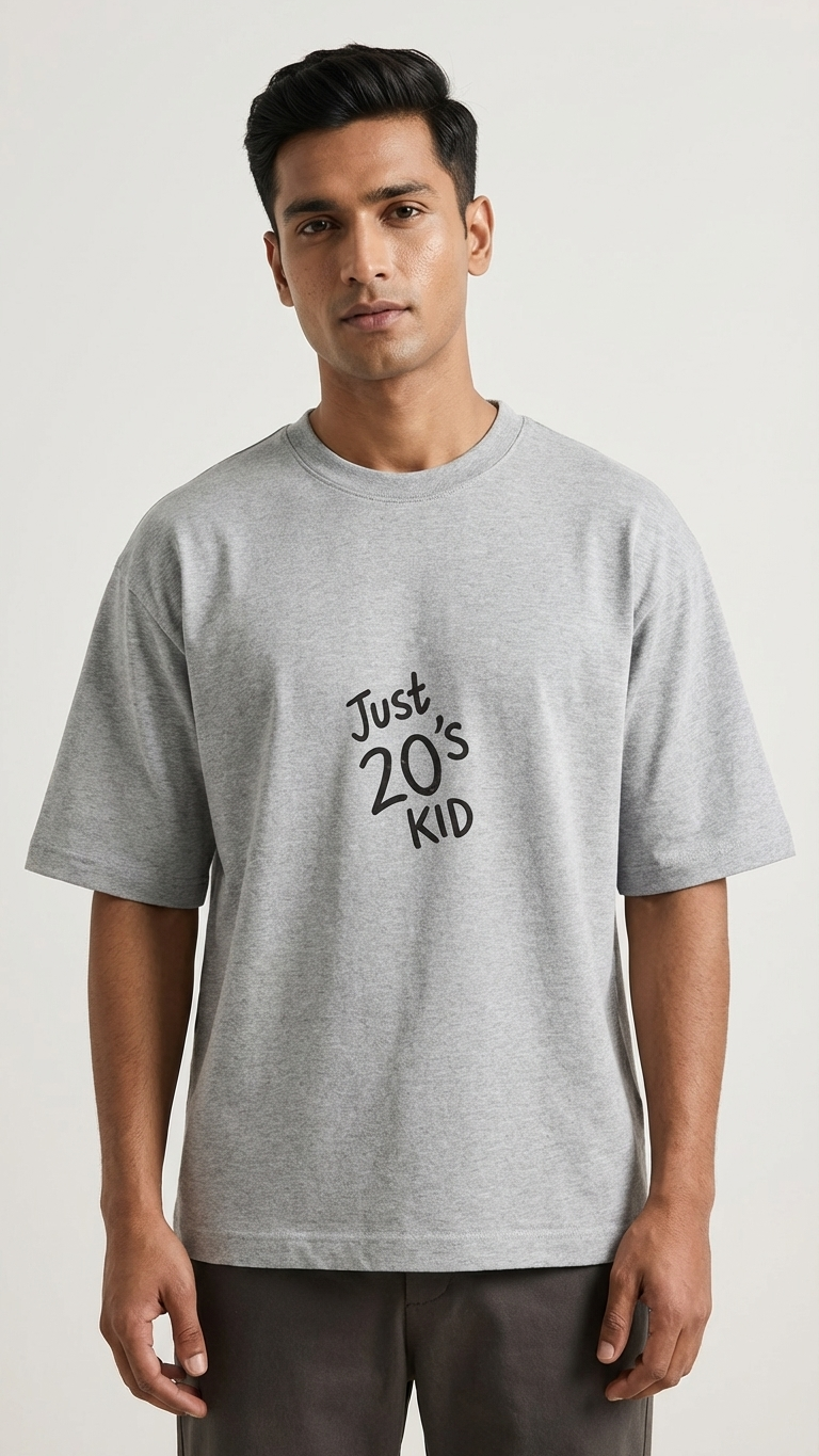 Klyven Just 20’s Kid Oversized Tee