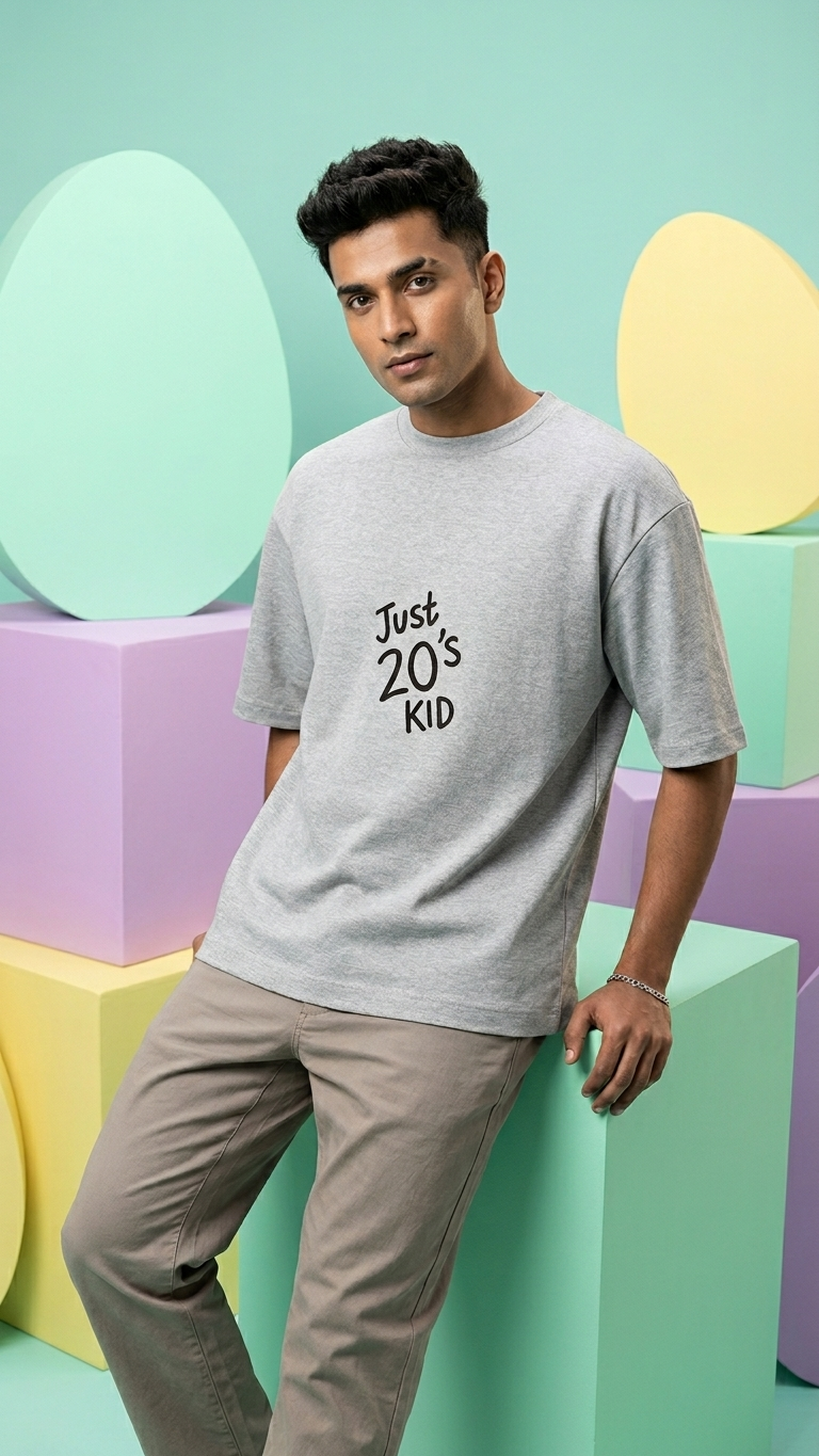 Klyven Just 20’s Kid Oversized Tee