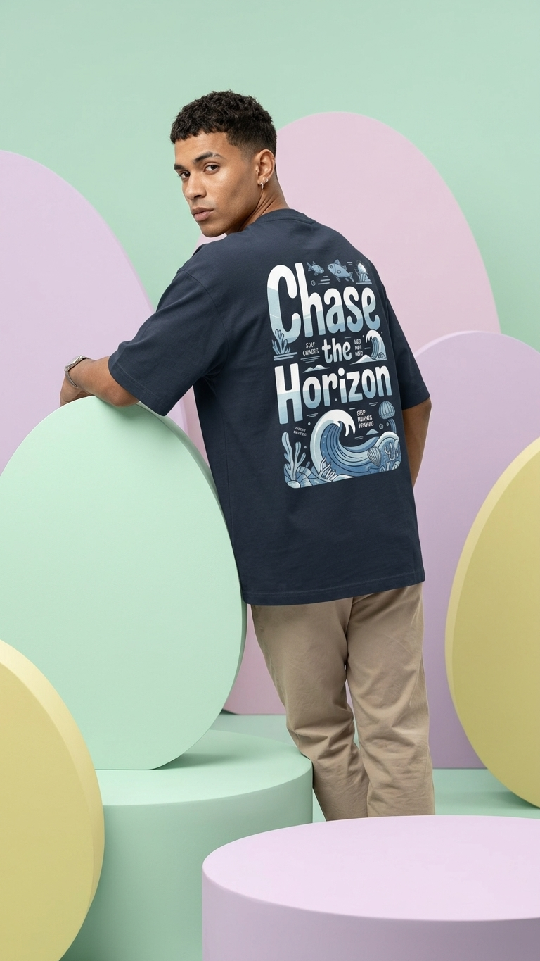 Klyven Chase The Horizon Oversized Tee