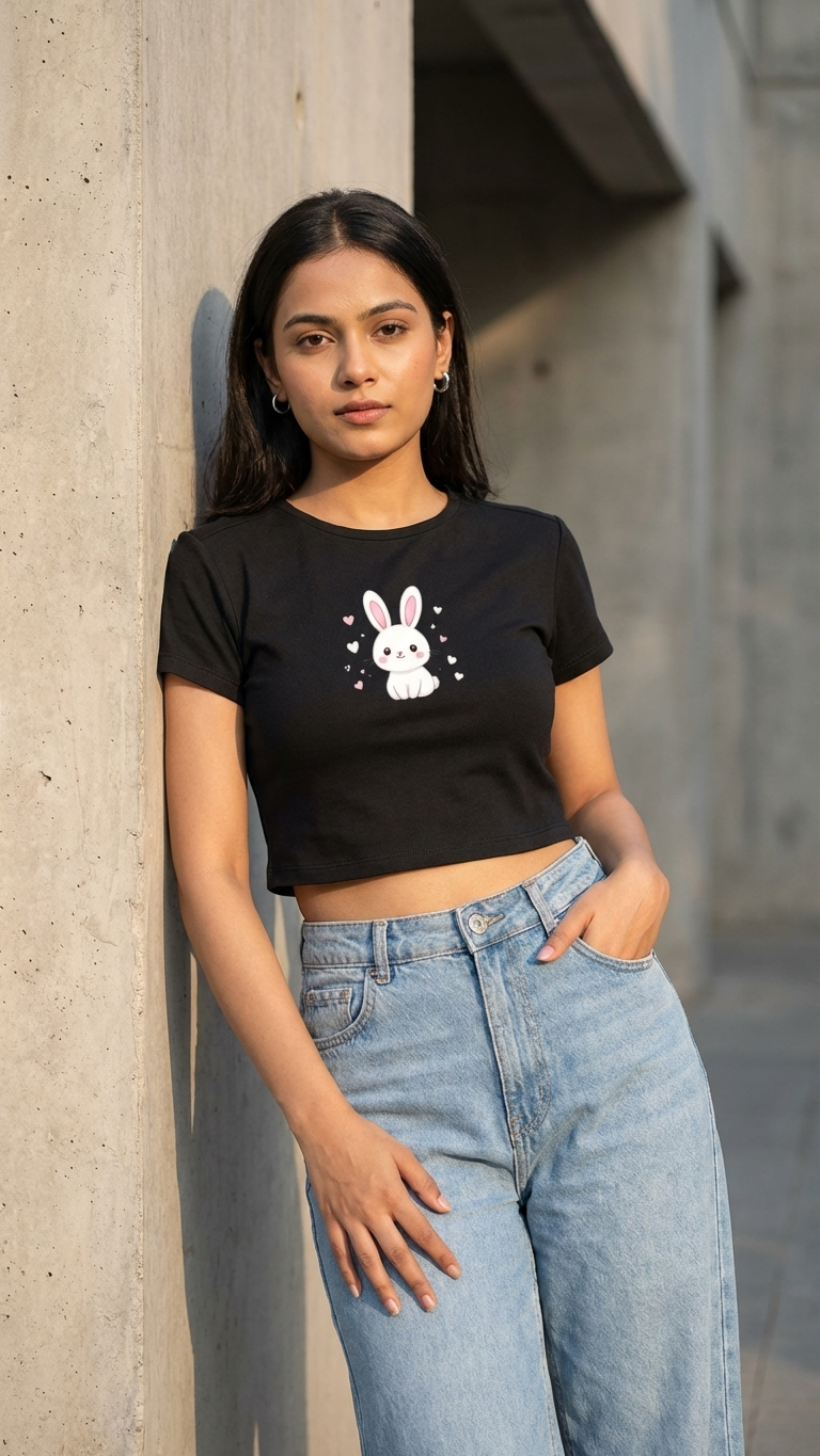 Cute Bunny Baby Tee