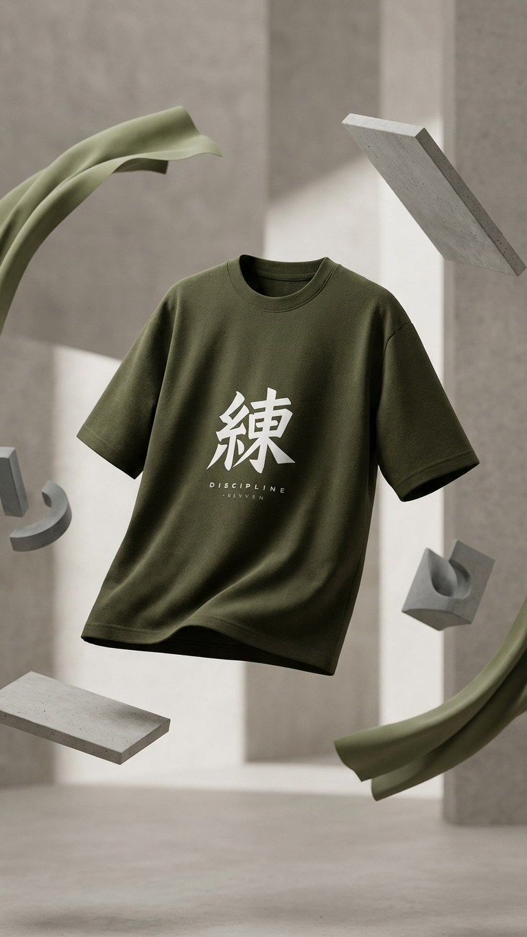 KLYVEN “Discipline” Oversized T-Shirt 🥋