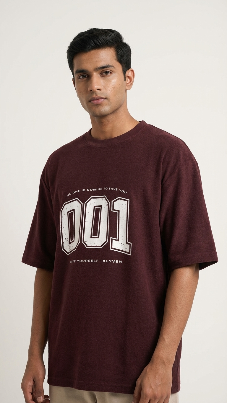 KLYVEN “001” Oversized T-Shirt 🧠