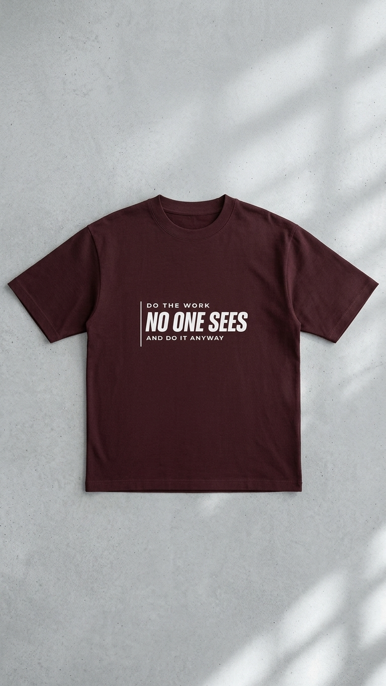 KLYVEN “No One Sees” Oversized T-Shirt 🔥