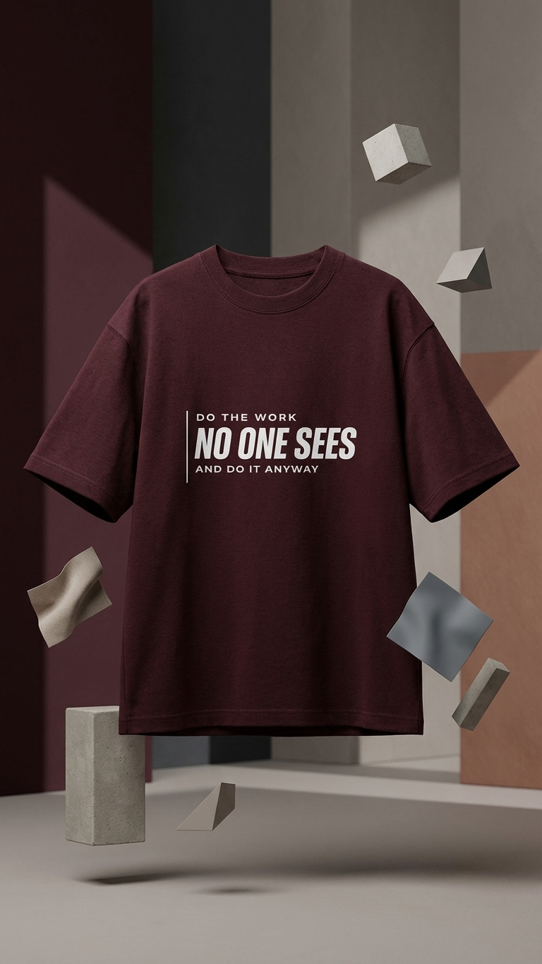 KLYVEN “No One Sees” Oversized T-Shirt 🔥