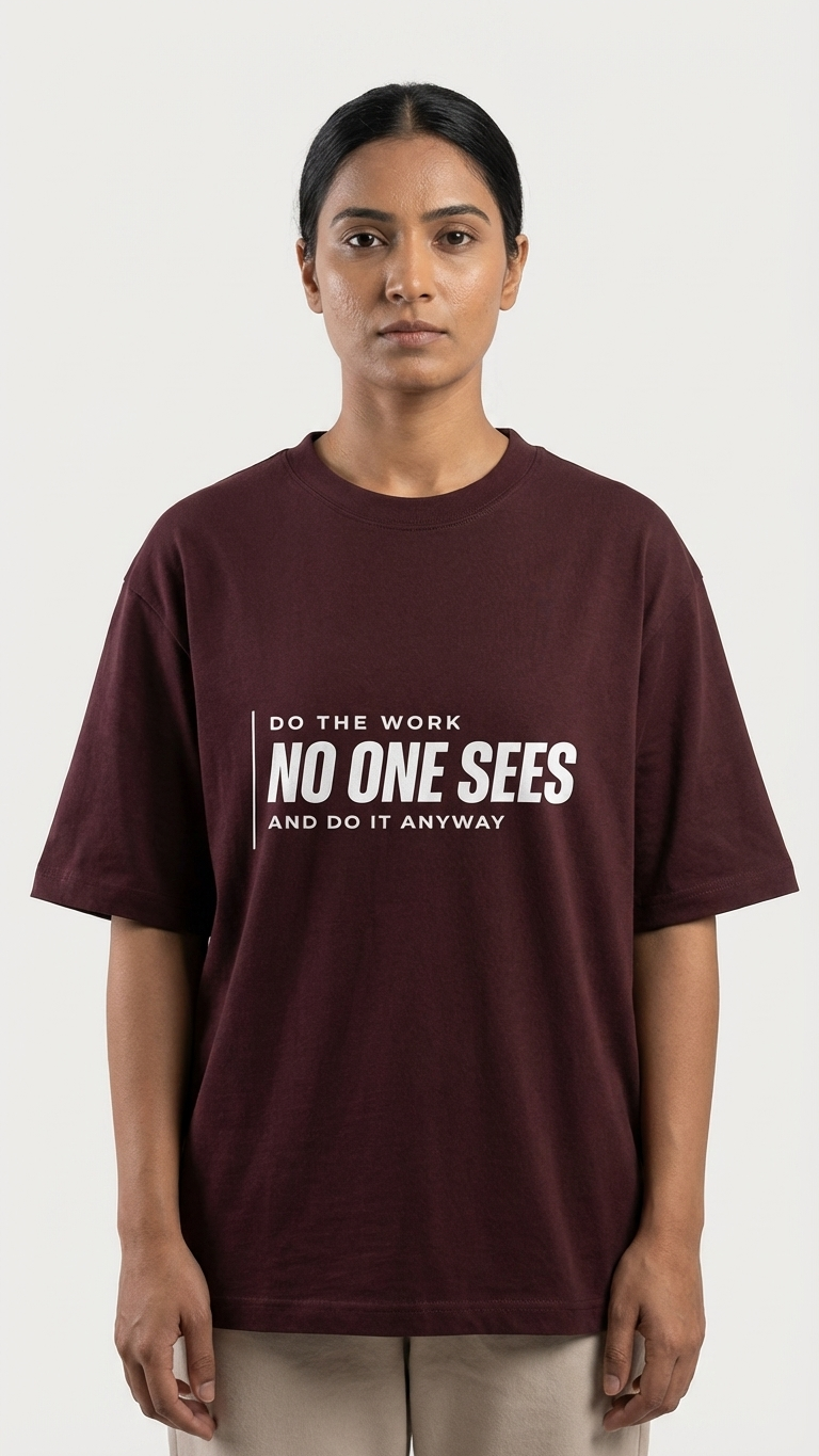 KLYVEN “No One Sees” Oversized T-Shirt 🔥