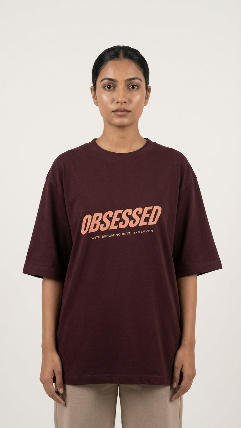 KLYVEN “Obsessed” Oversized T-Shirt 🔥