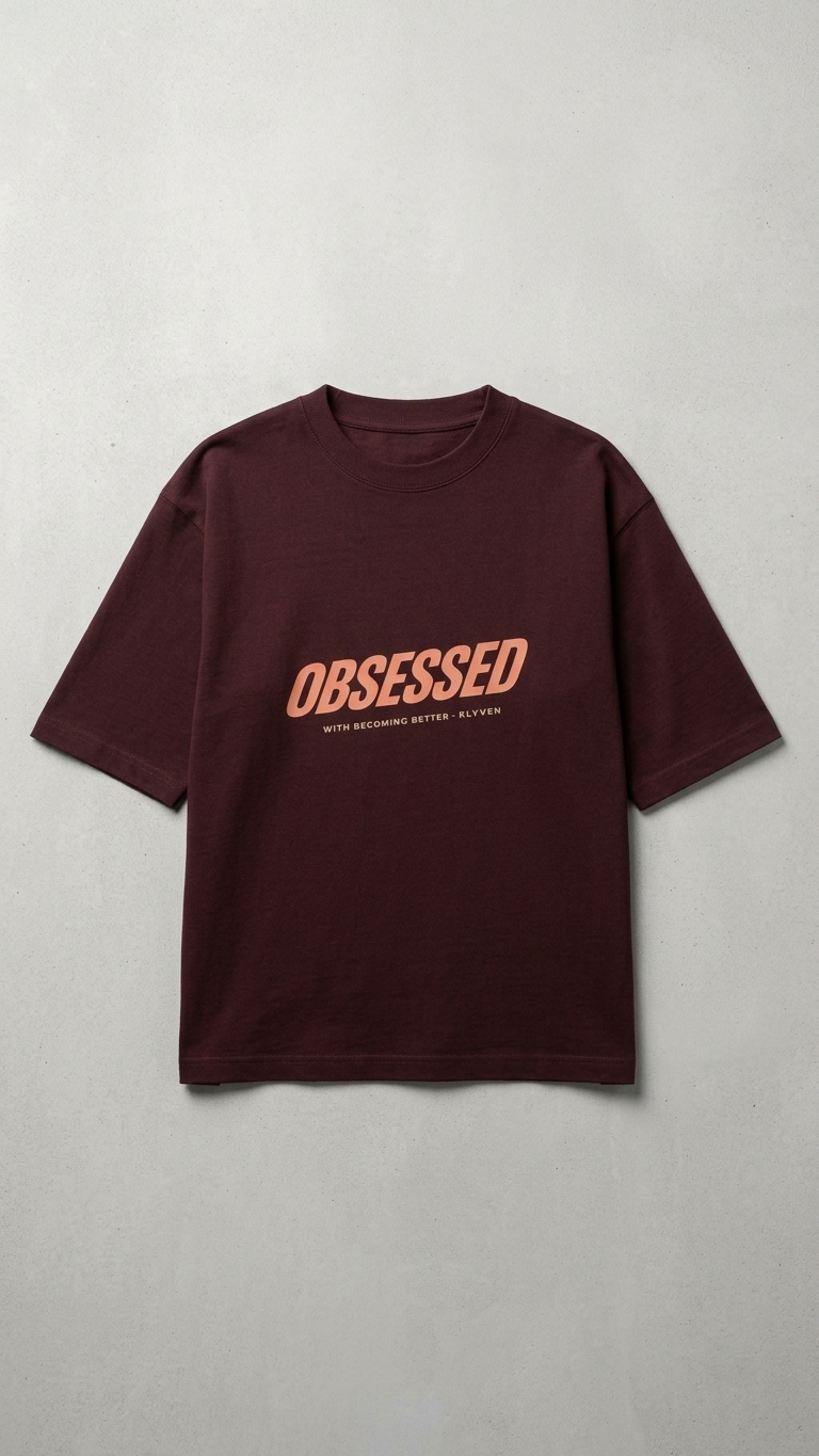 KLYVEN “Obsessed” Oversized T-Shirt 🔥